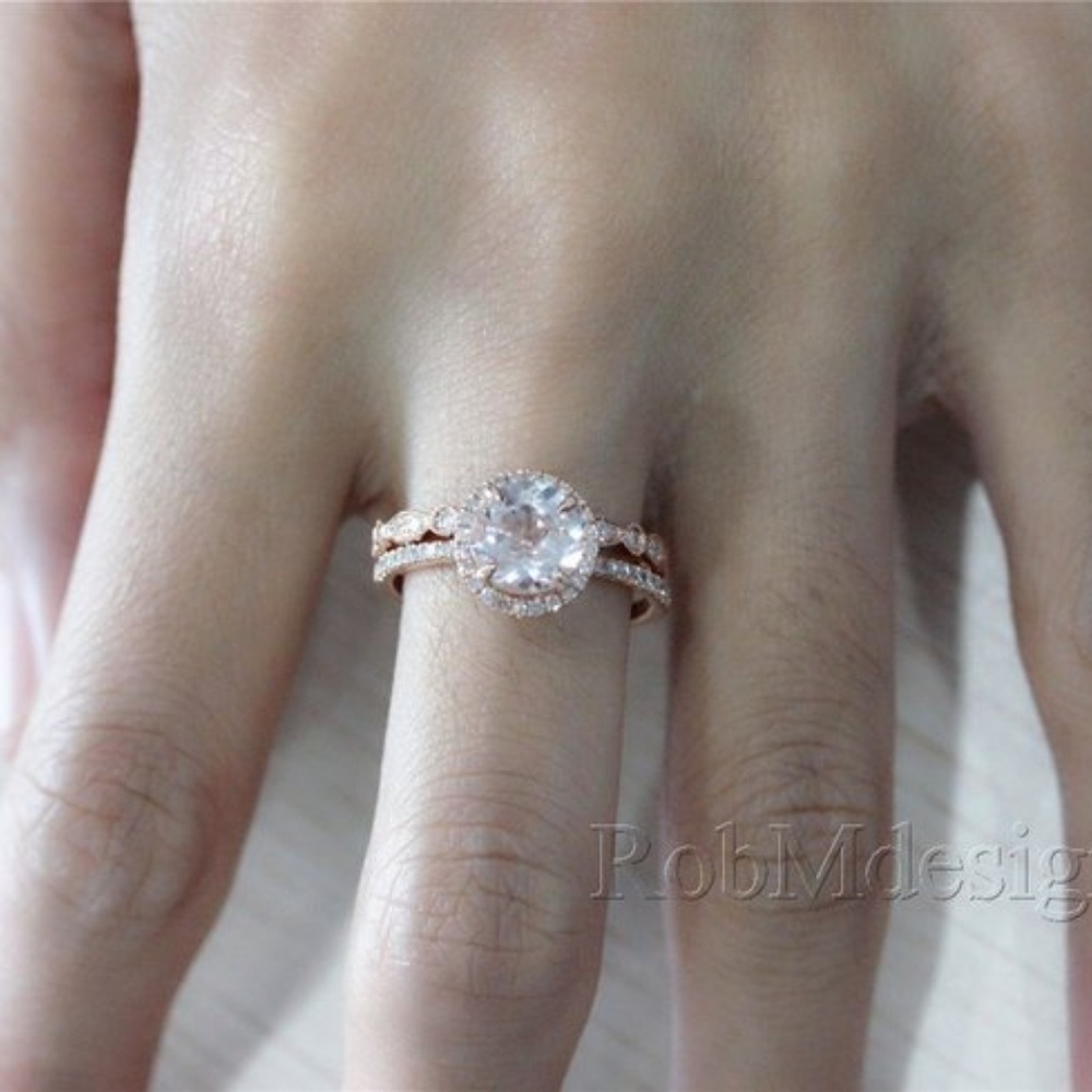 STUNNING! Never worn!  Morganite Engagement Ring
